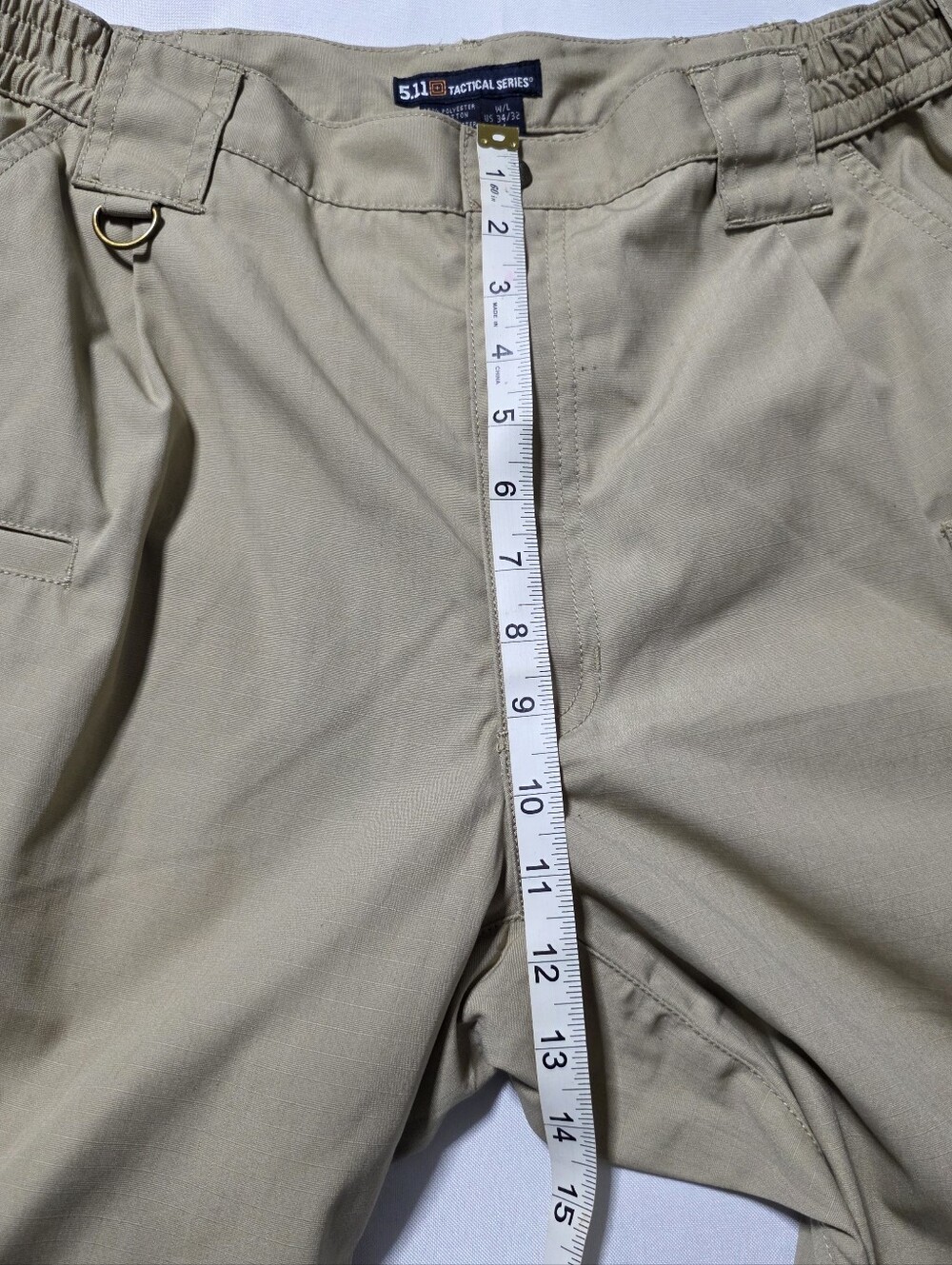 5.11 Tactical Men's Cargo Pants - Tan Size 34x32 Heavy Duty Workwear - Picture 3 of 7